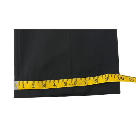 M3-1 BROOKS BROTHERS 346 Women's Wool Dress Pants Stretch Black Size 8 - Picture 10 of 10